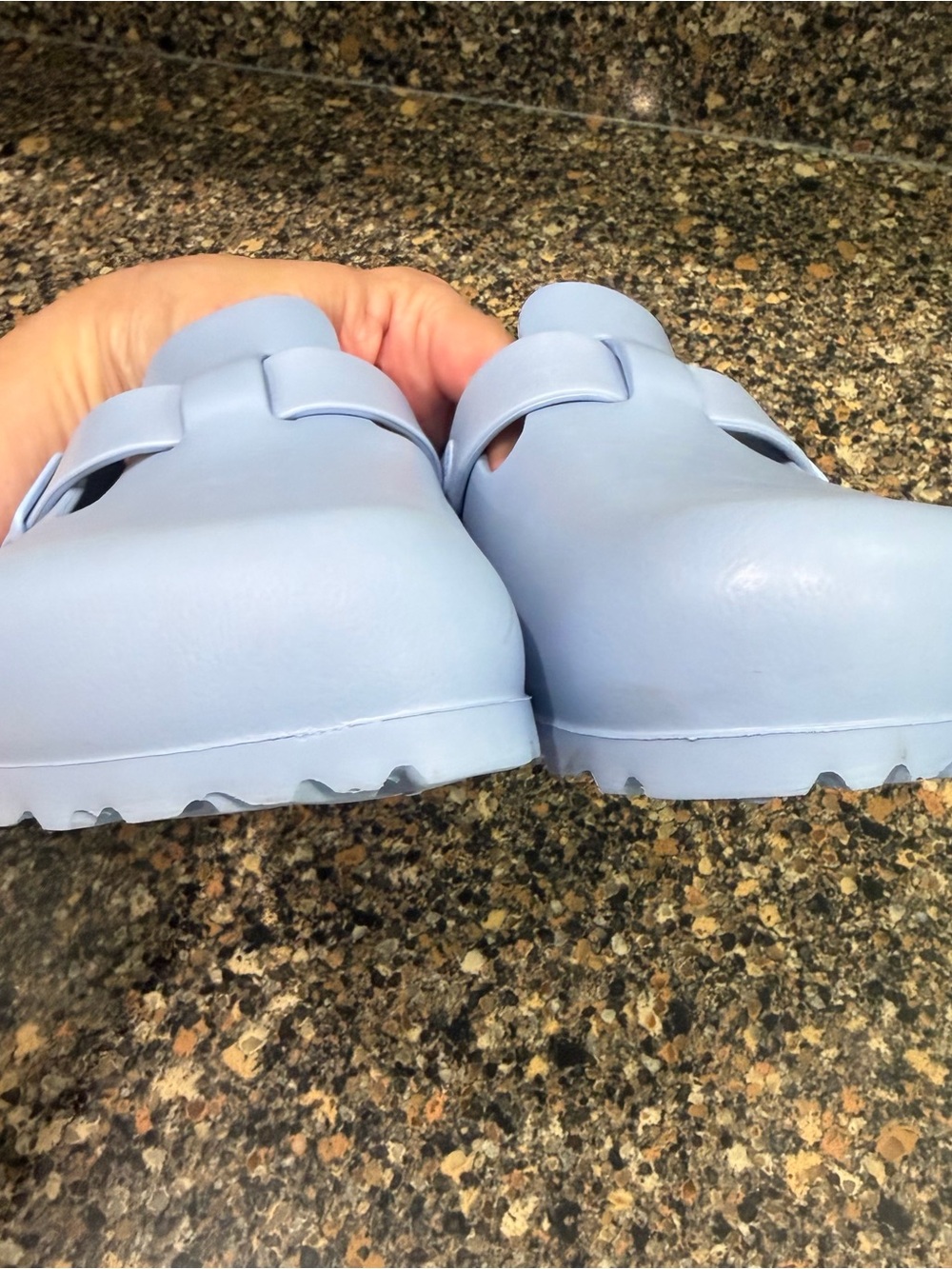 Ladies Birkenstock, Boston Light Blue Slip-On Clogs 39 - Picture 6 of 7